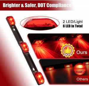 Factory PR China LED Light Bar med olika former och storlekar