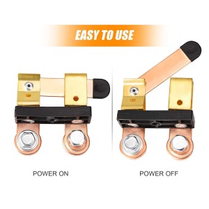 102070 Side Post Battery Disconnect Switch Solid Brass Knife Blade Master Switch