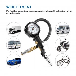 2019 Latest Design China Car Heavy Duty Tire Pressure Gauge