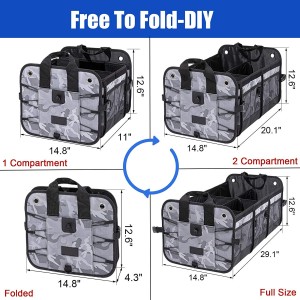 Bottom price China Car Trunk Organizer with Cooler Auto Trunk Organizer