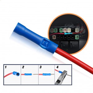 102081 Adaptador de fusibles de l'aixeta de fusible de circuit afegit de 12 V Mini portafusibles de fulla