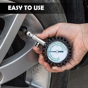 102018U Уред за измерване на налягането в гумите 60 PSI Механичен уред за измерване на налягането в гумите за камион RV Автомобилен ван