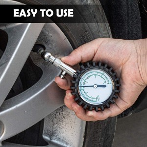 102018U Tyre Pressure Gauge 60 PSI Mechanical Tire Gage For Truck RV Car Van