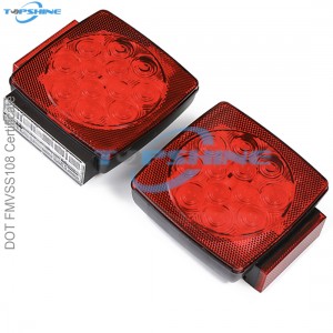 101001W Waterproof Led Trailer Tail Light Kit For Truck Boat RV