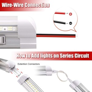 101224 13 Intshi 72 Ibha Ekhanyayo Yangaphakathi Ye-LED 12V/24V I-RV Strip Light Enokushintsha ON/Vama