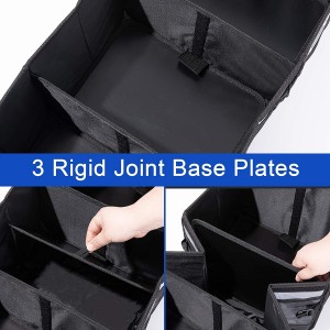 Factory Cheap Hot China Customized Color 600d Polyester Waterproof Car Trunk Cargo Storage Bag Organizer with Anti-Slip Bottom