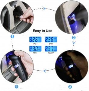 digitale bandenspanningsmeter