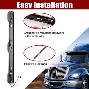 101222 12V LED Trailer Light Bar Light Tail Light Bar Waterproof Reade Bar Light Foar Truck Trailer