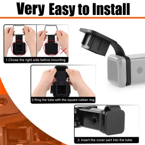 Wholesale ODM Automobile Rear Bar Refitting Accessories Trailer Hook Cover Arm 2 * 2-1/2 Connector Trailer Ball Head Cover Trailer Cover