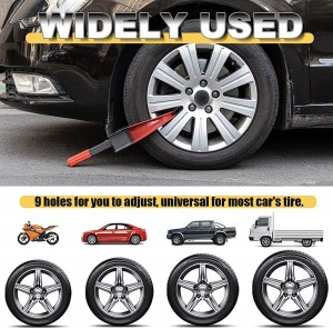 10332 Trailer Wheel Lock Security Tire Lock Anti Theft Lock Uban sa 3 Keys