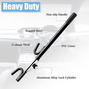 10339 Anti-Theft Car Lock Steering Wheel Lock With 3 Keys