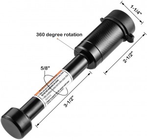 Labing maayo nga kalidad sa China Yh1698 5/8 "Resettable Combination Looper Receiver Lock Trailer Hitch Pin Lock