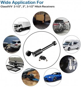 Tus nqi tsim nyog Tuam Tshoj Yh1915 Stainless Hlau Trailer Hitch Pin Xauv nrog cov yuam sij