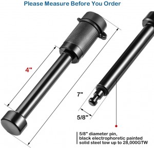 Tus nqi tsim nyog Tuam Tshoj Yh1915 Stainless Hlau Trailer Hitch Pin Xauv nrog cov yuam sij