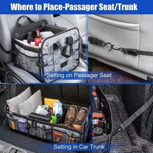 Bottom price China Car Trunk Organizer with Cooler Auto Trunk Organizer