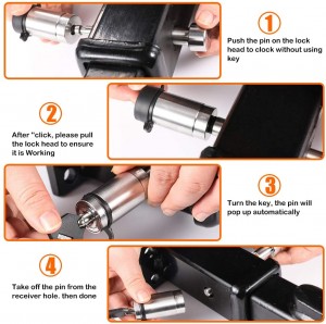 Fixed Competitive Price China Yh1911 Trailer Hitch Lock Core Trailer Joint Lock