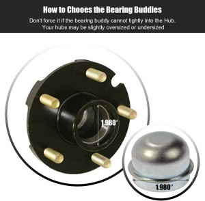 102059 1.98”Wheel Bearing Buddy Protector Kit For Trailer Boat