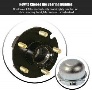 102059 1.98 "Wheel Bearing Protector Kit for Trailer Boat