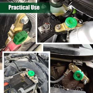 102073 Battery Quick Disconnect Switch Side Post Battery Shut/Cut Off Switch Side Terminal Battery Switch Isolator