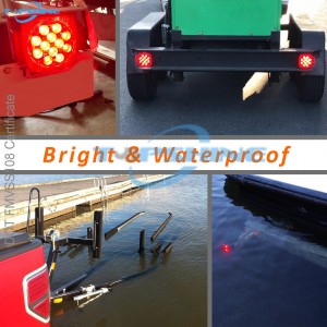 101001W wasserdichtes LED-Anhänger-Rücklicht-Set für LKW, Boot, Wohnmobil