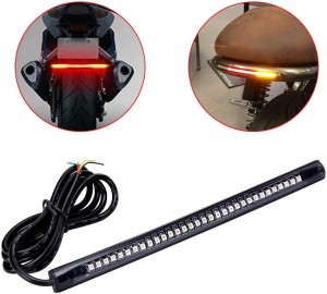 101209 Môtô Flexible 32 LED Tail Light Stripe License Plate Light Bar