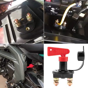 102068U Battery Isolator Switch 12V/24V Rotary Brass Terminal for Car Truck
