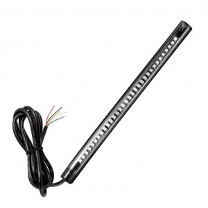 101209 ဆိုင်ကယ် Flexible 32 LED Tail Light Strip License Plate Light Bar