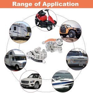 10330 4-Wege-Schnellverschluss-Terminalanschlüsse für positive und negative Batteriekabel