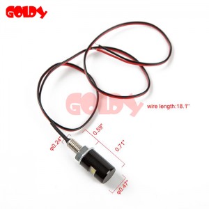 101201 12V Led Waterproof Daim Ntawv Tso Cai Phaj Lub Teeb Tag Ntsia Hlau Ntsia Hlau Teeb rau Tsheb Tsav Tsheb