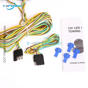 101018 12V Led Trailer Magnetisk Træklys Kit til Boat Trailer RV Truck