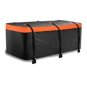 102003C Orange Hitch Cargo Carrier Bag 20 cu.ft Waterproof Cargo Travelling Bag